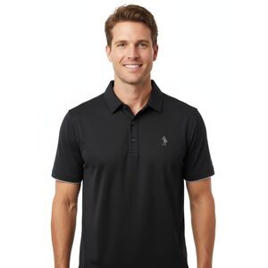Travis Mathew Polo Shirt Men’s Sz M Gray Golf Performance Short Sleeve